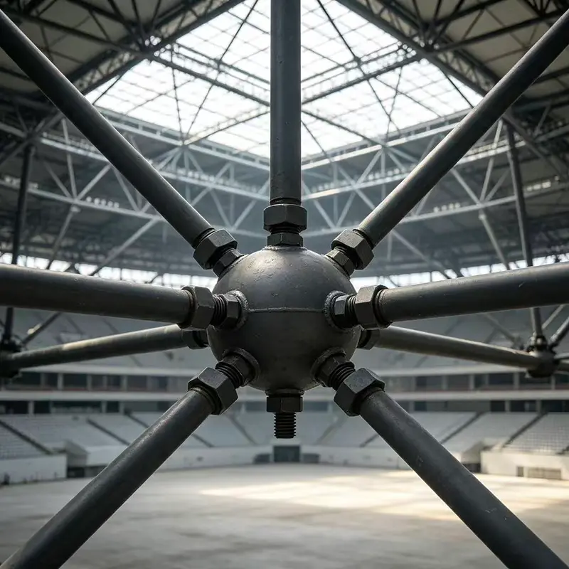 Space-Frame-Stahlkonstruktion für große Veranstaltungsorte